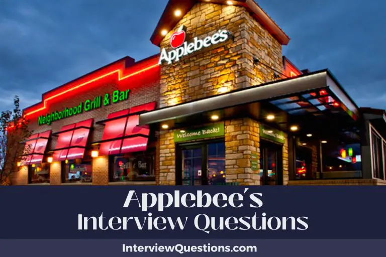 27 Applebee’s Interview Questions (Practice These Answers)