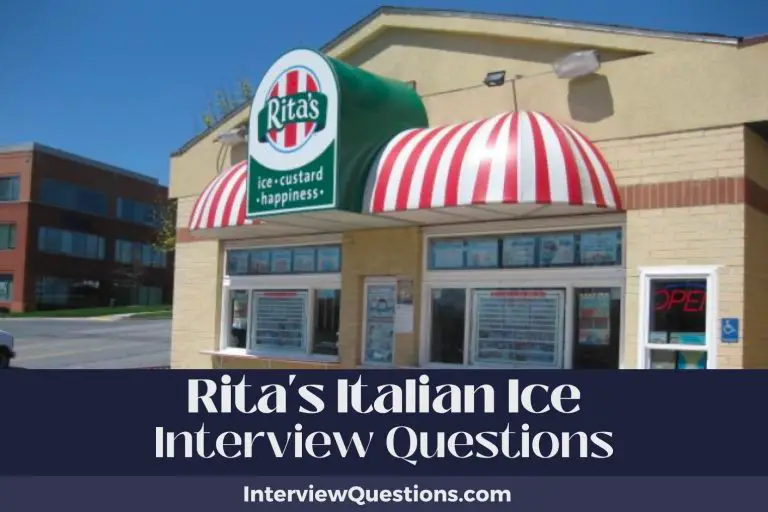 26 Rita’s Italian Ice Interview Questions (And Cool Answers)