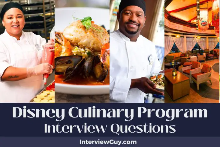 Disney Culinary Program Interview Questions