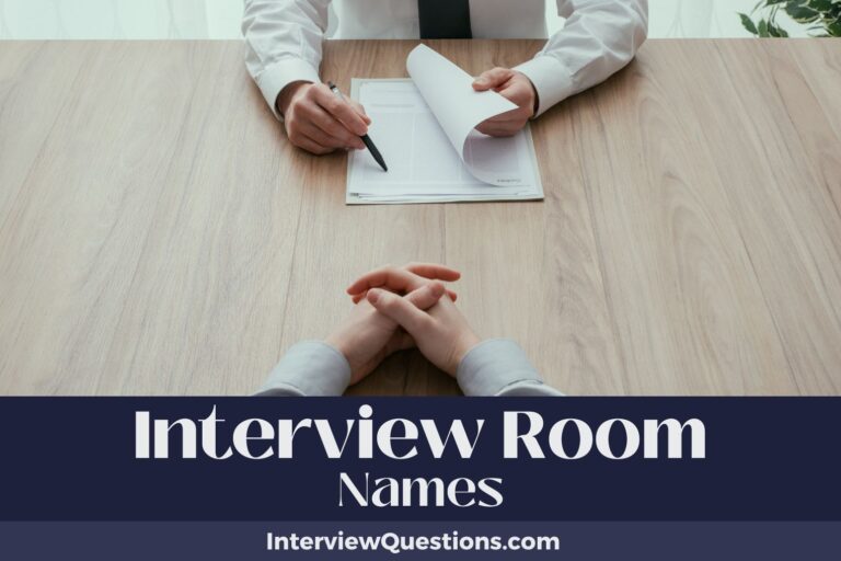 1047 Interview Room Names For Spaces That Breed Success