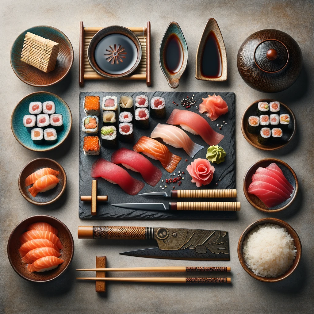 Edomae Sushi Food Sample Magnet Kit