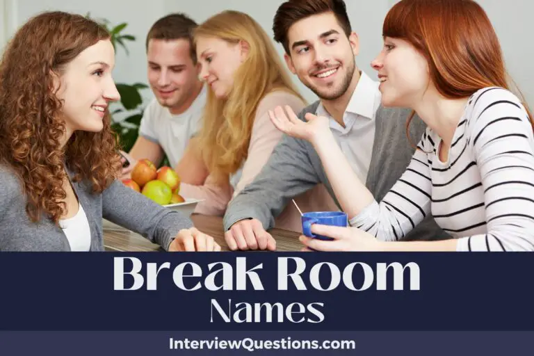 657 Break Room Name Ideas To Latte Up Employee Spirits