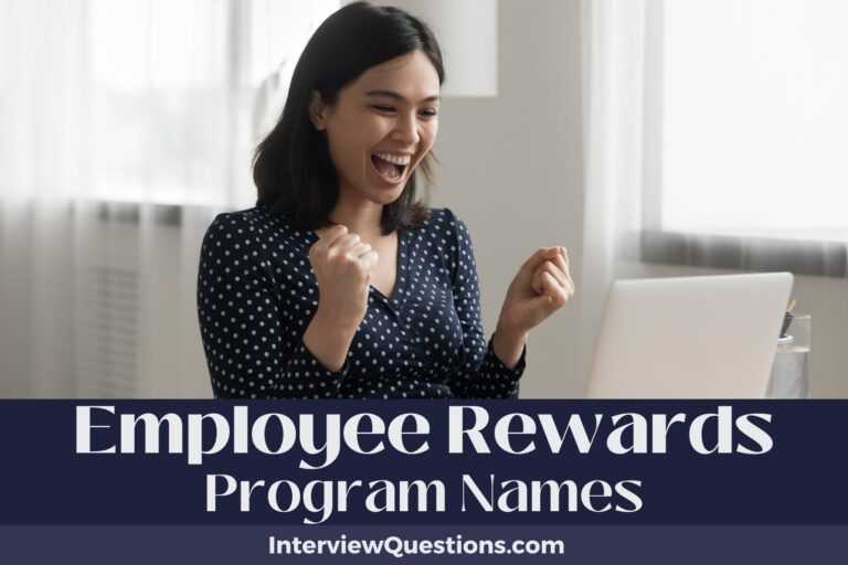 545 Employee Rewards Program Names To Boost Performance