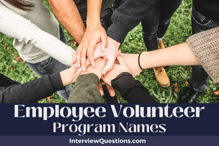 523 Employee Volunteer Program Names To Cultivate Compassion