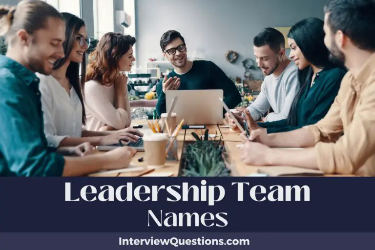 1511 Leadership Team Names That Lead the Way to Success