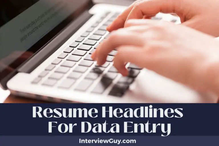 693 Resume Headlines For Data Entry (Data-Driven Success)