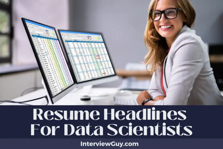710 Resume Headlines For Data Scientists (Model Your Career)