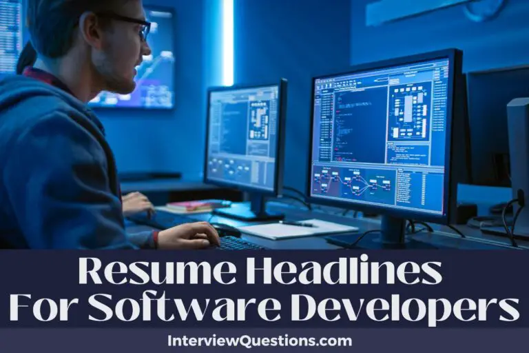711 Resume Headlines For Software Developers (To Stand Out)