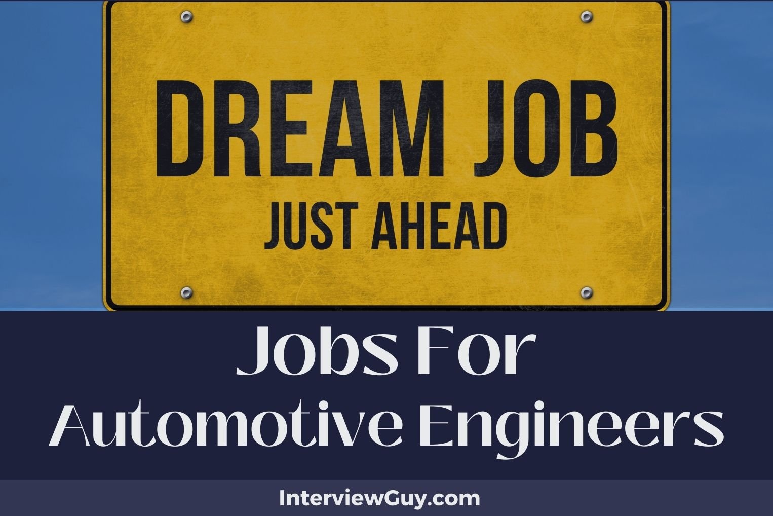 Jobs For Automotive Engineers