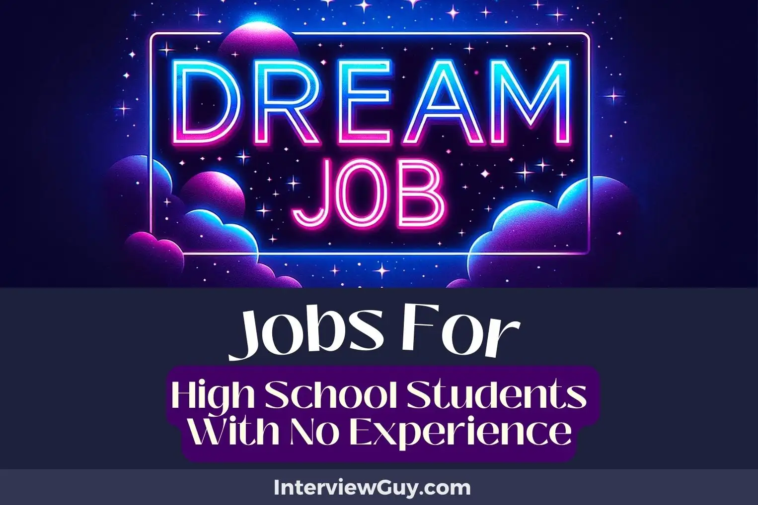 Jobs For High School Students With No