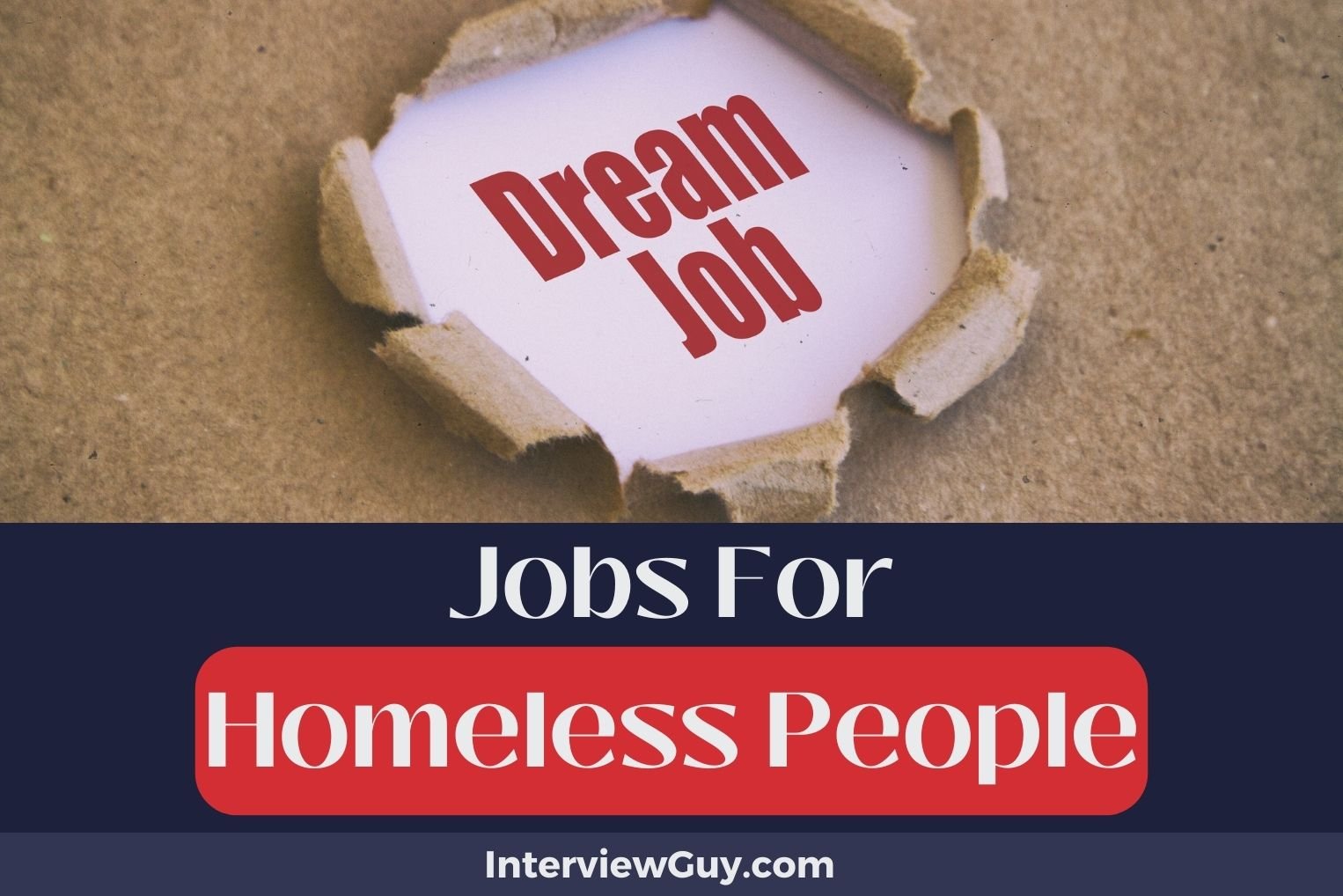 Jobs For Homeless People