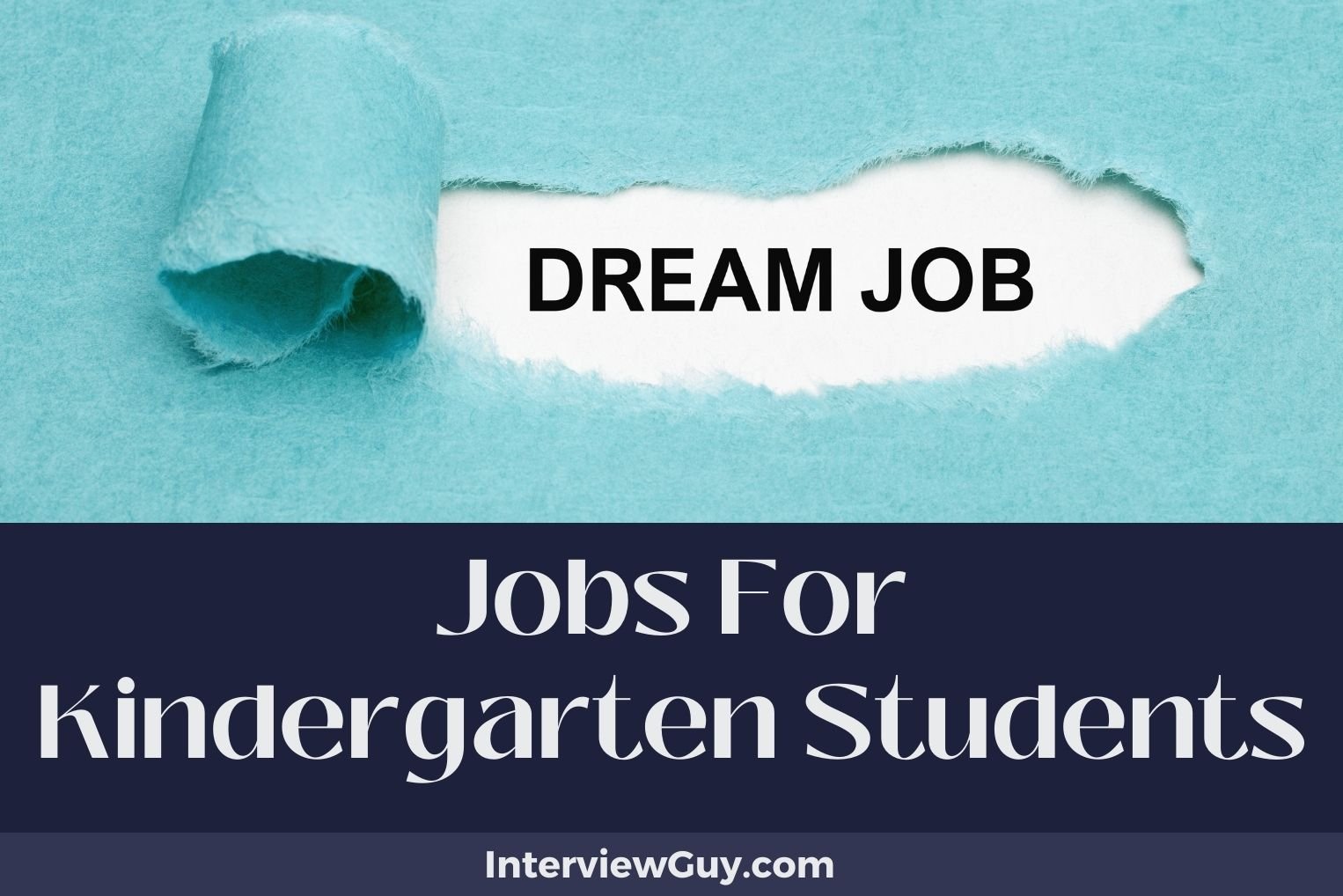 Jobs For Kindergarten Students
