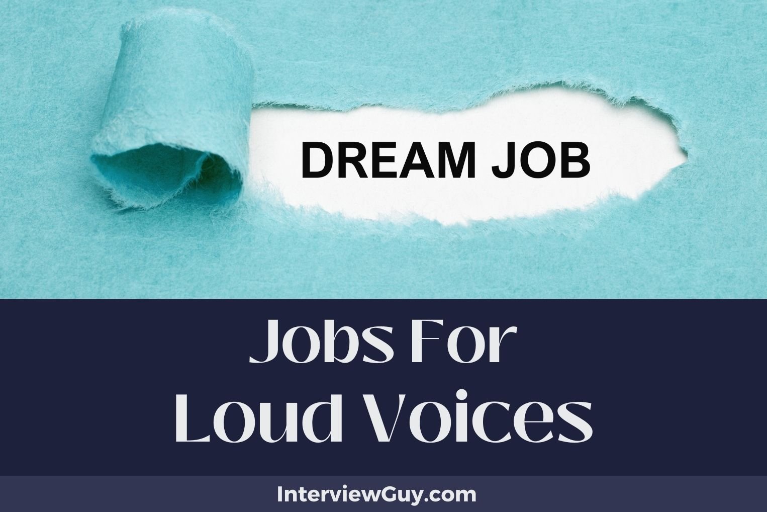 Jobs For Loud Voices
