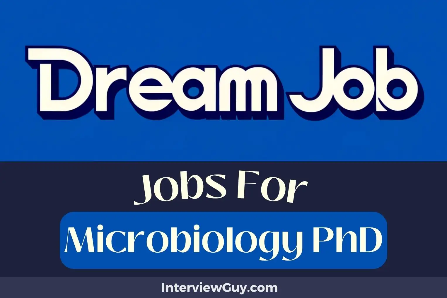 Jobs For Microbiology PhD