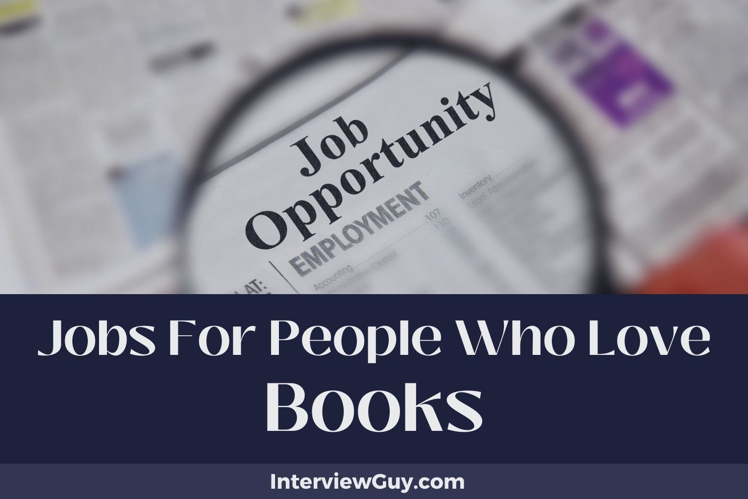 Jobs For People Who Love Books