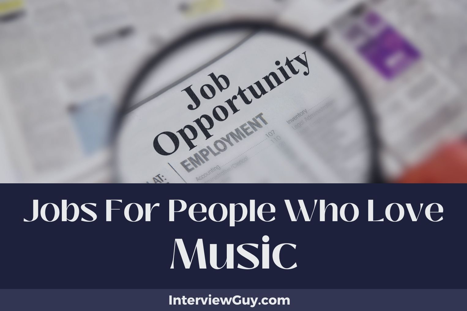 Jobs For People Who Love Music