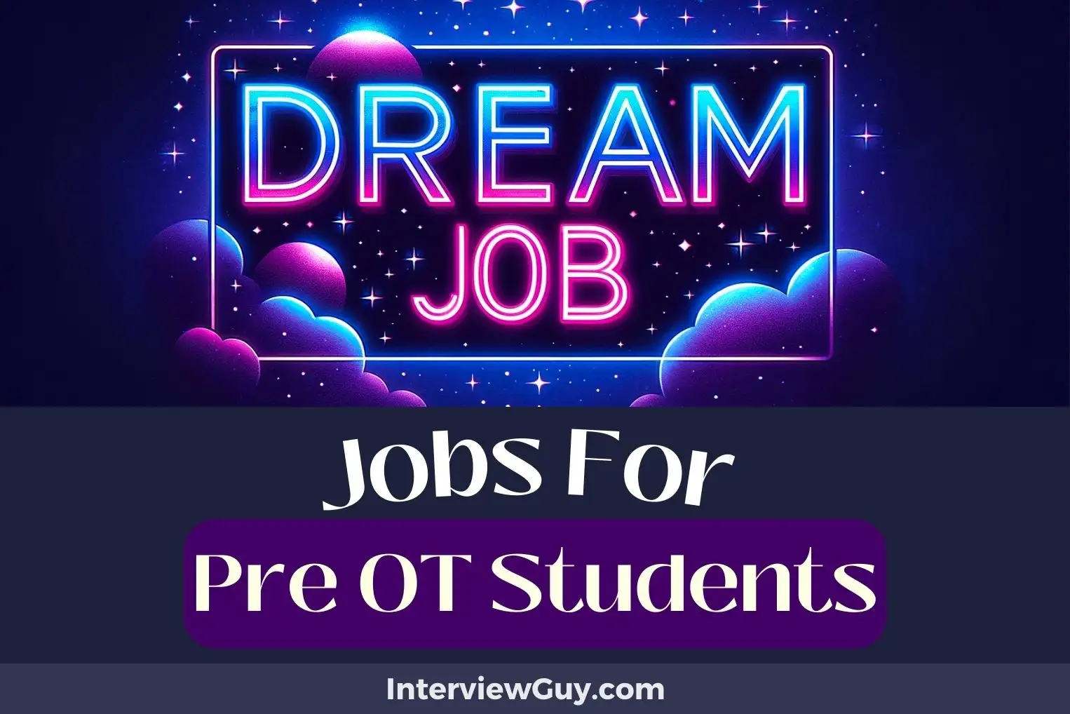 Jobs For Pre OT Students