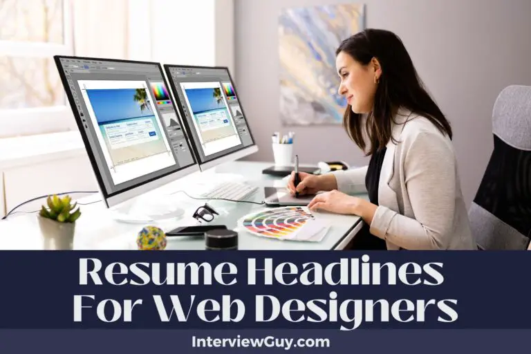 703 Resume Headlines For Web Designers (Design Your Career)