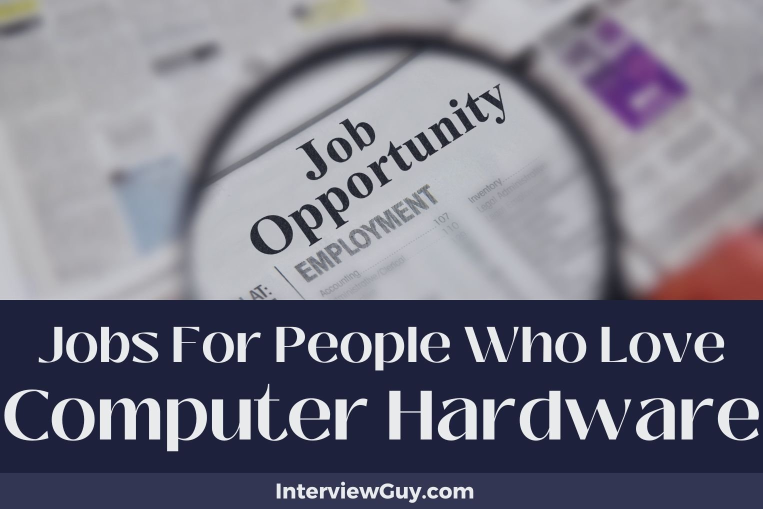 jobs for people who love computer hardware