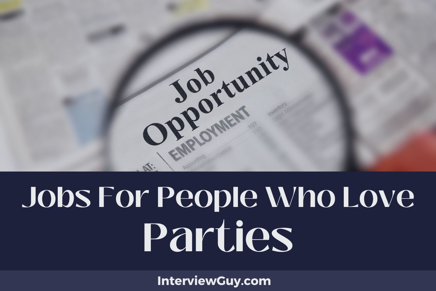 jobs for people who love parties