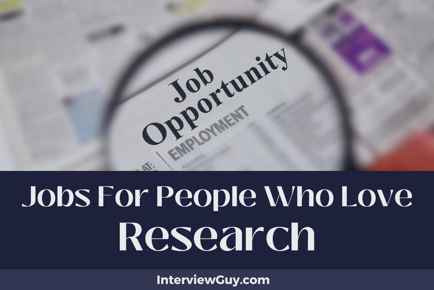 jobs for people who love research
