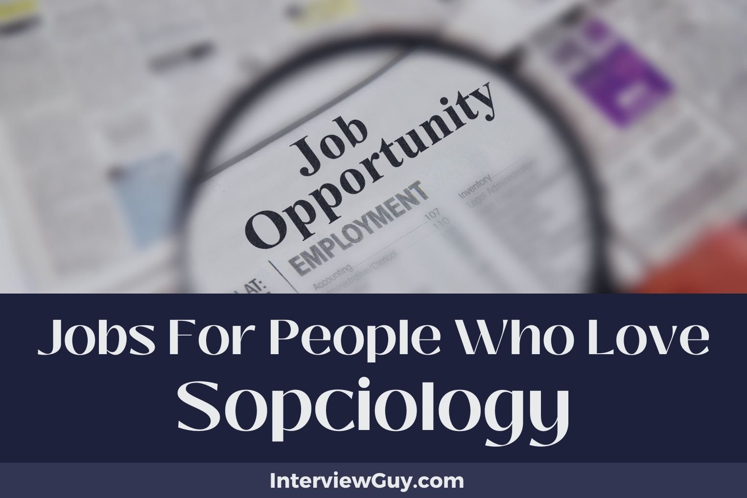 jobs for people who love sopciology