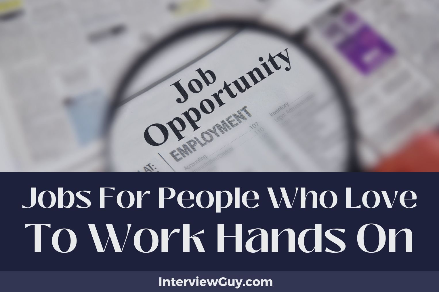 jobs for people who love to work hands on