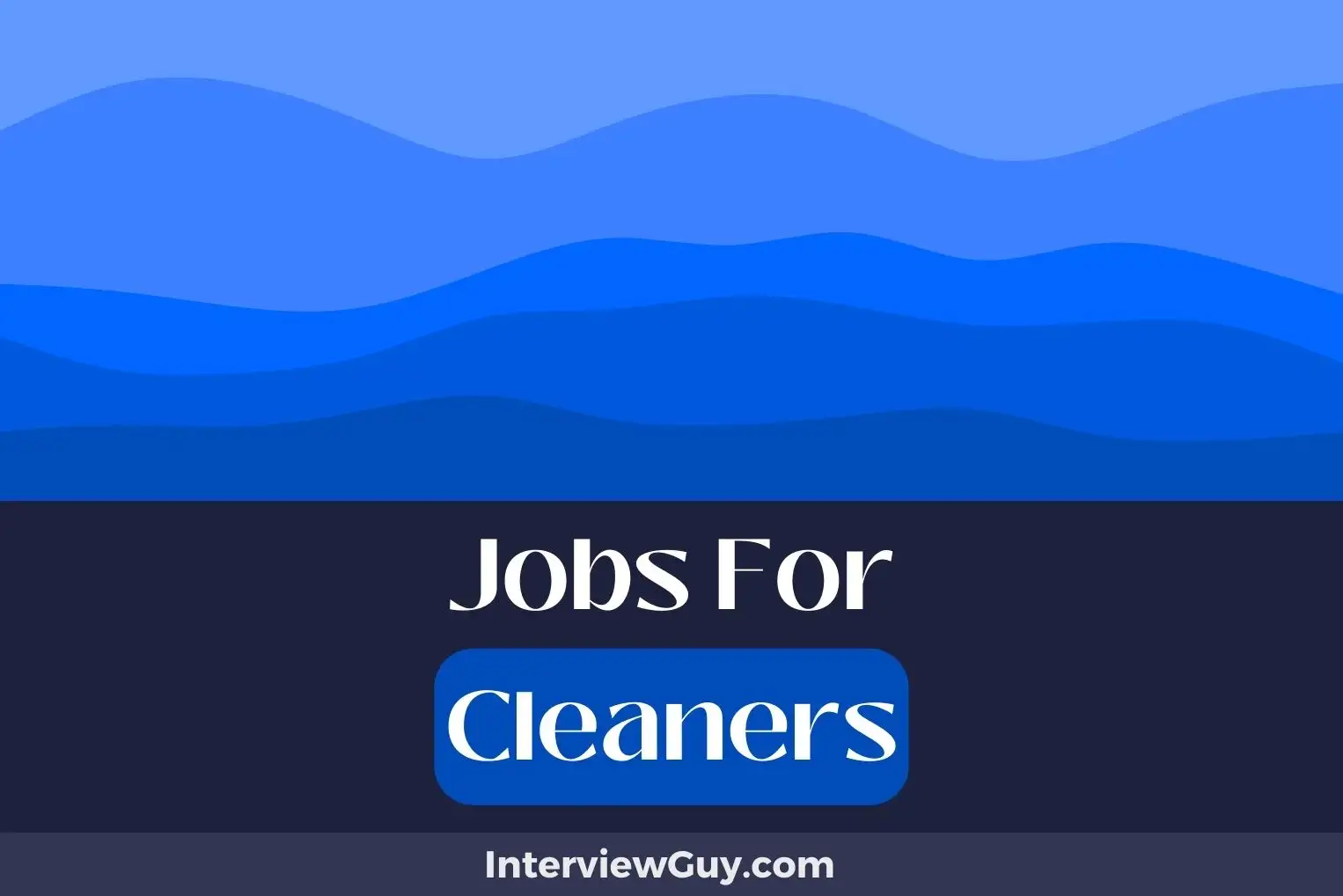 Jobs For Cleaners