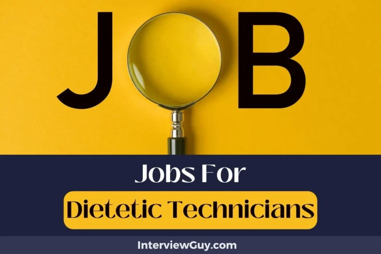 31 Jobs For Dietetic Technicians (Meal Plan Maestros)