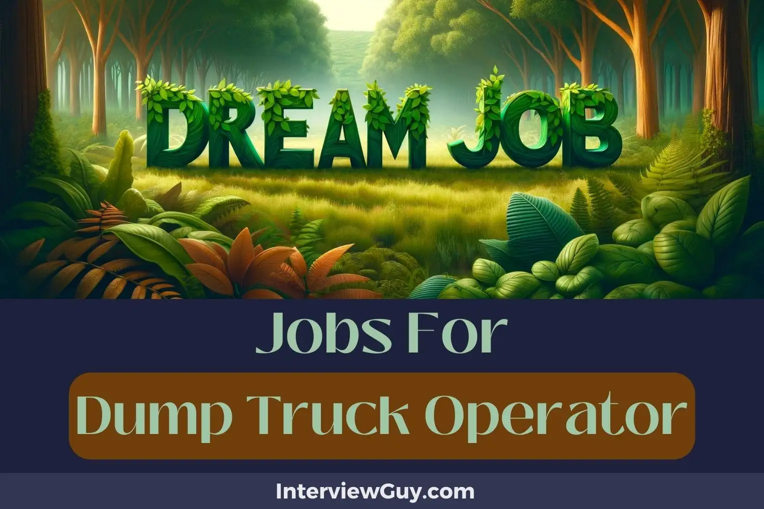 Jobs For Dump Truck Operator