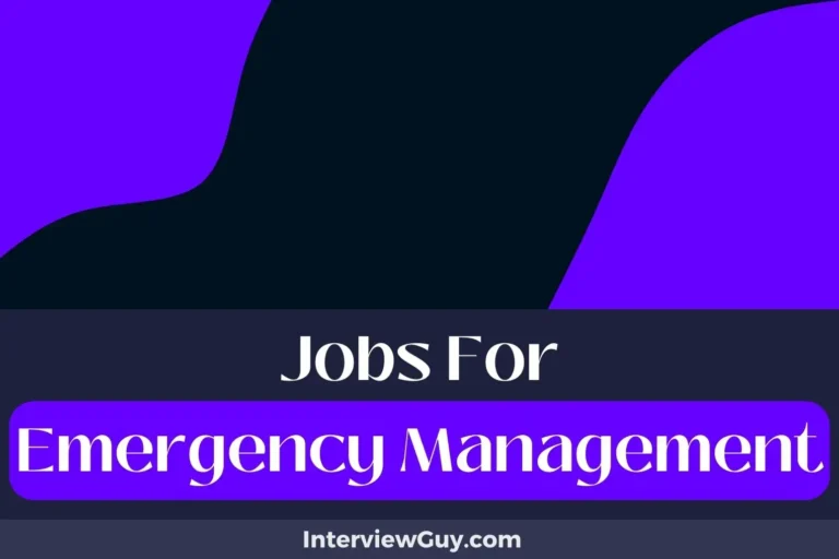 31 Jobs For Emergency Management (Resilience Coordinators)