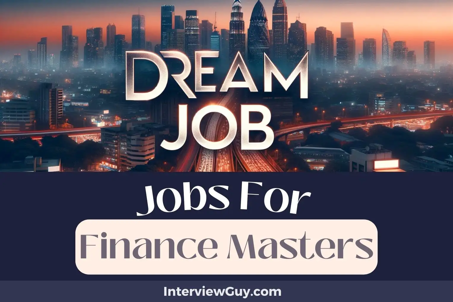 Jobs For Finance Masters