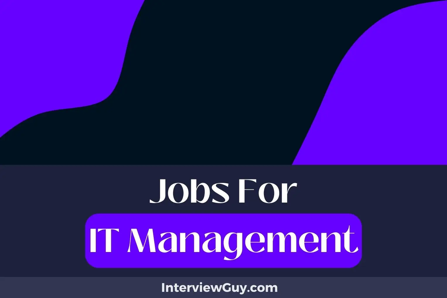 Jobs For IT Management