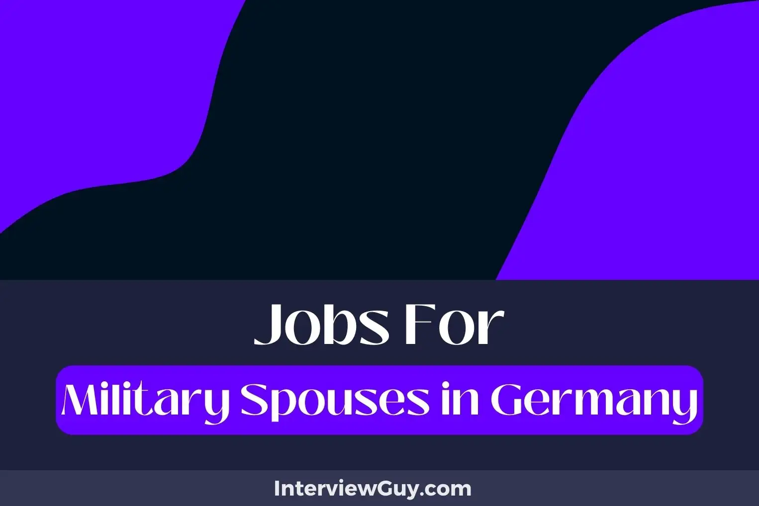 Jobs For Military Spouses in Germany