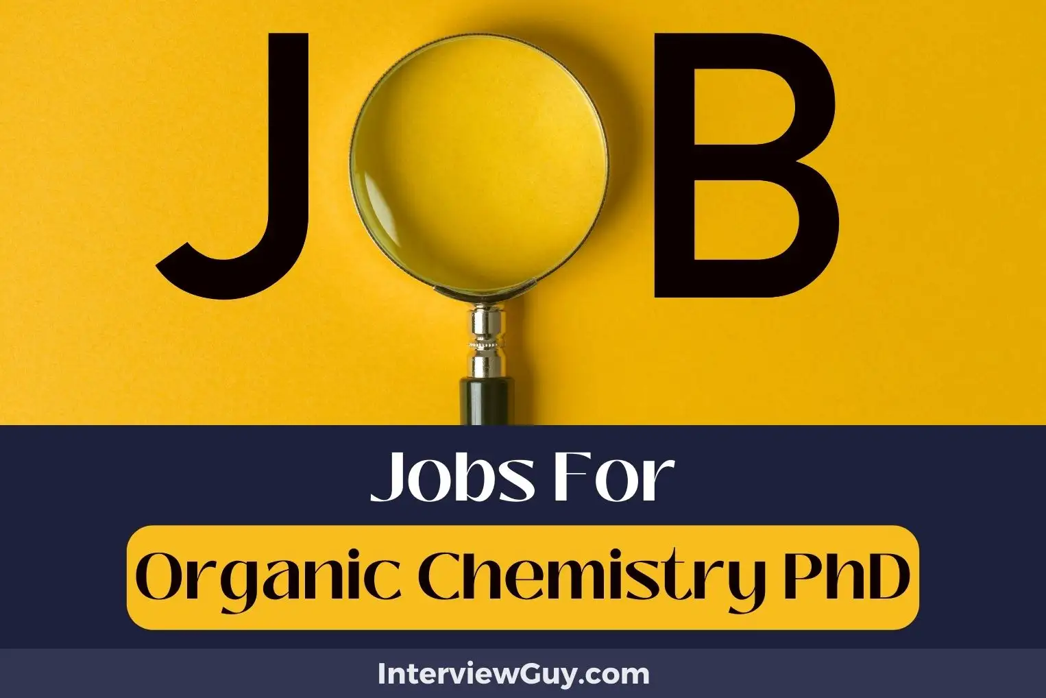 Jobs For Organic Chemistry PhD