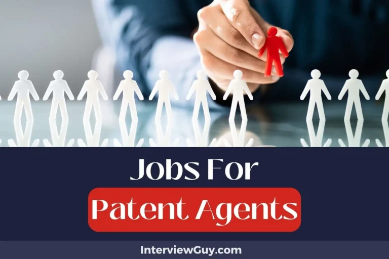 37 Jobs For Patent Agents (Entrepreneurial Endeavors)