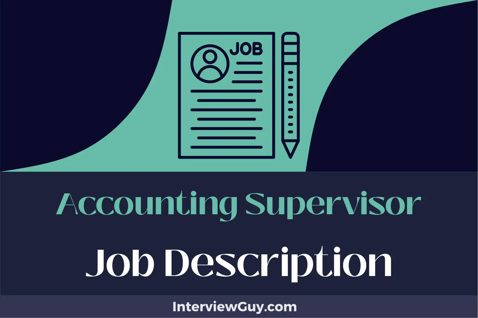 accounting supervisor job description