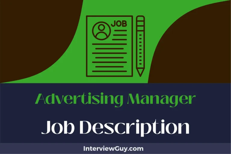 Advertising Manager Job Description [Updated for 2024]