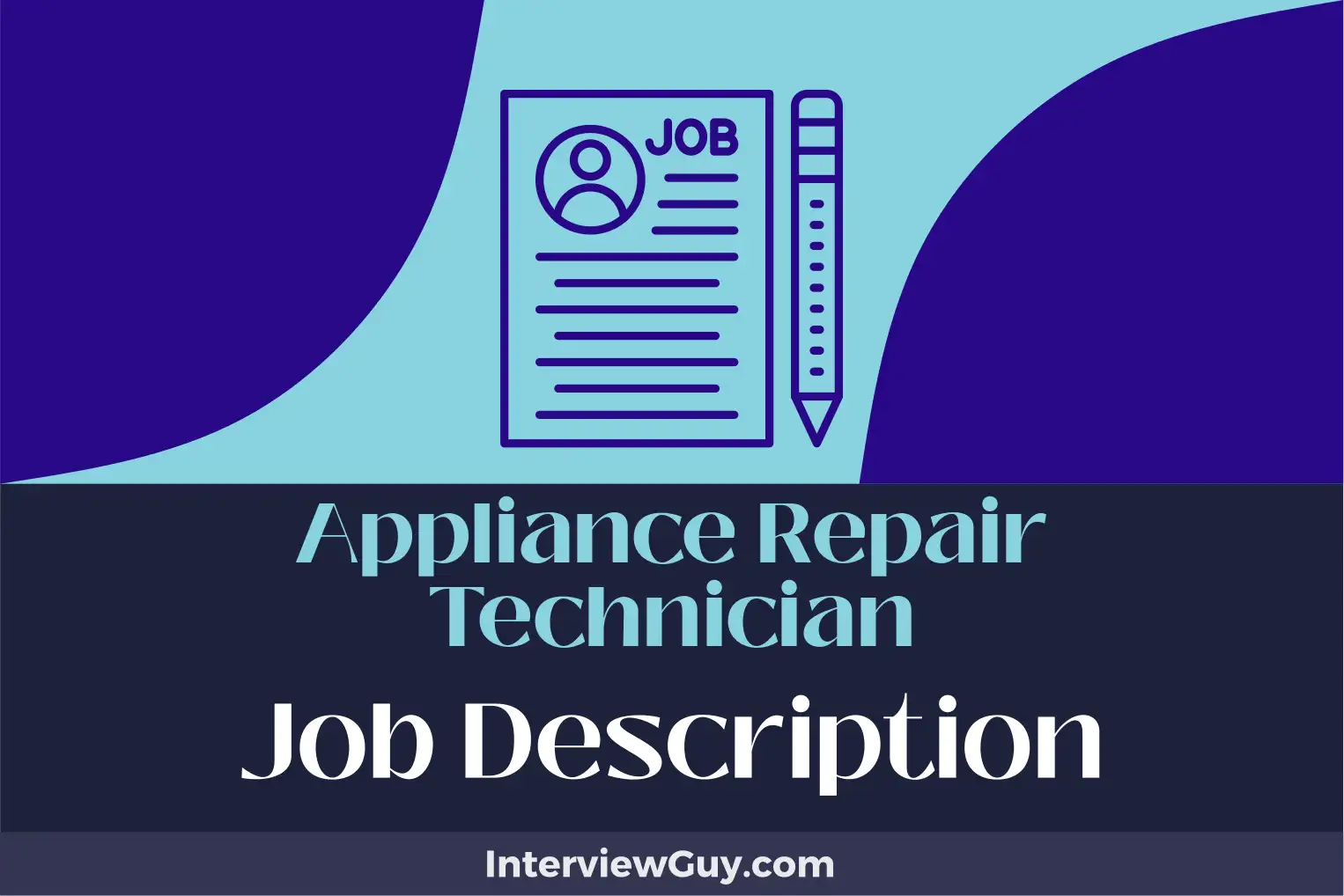 appliance repair technician job description