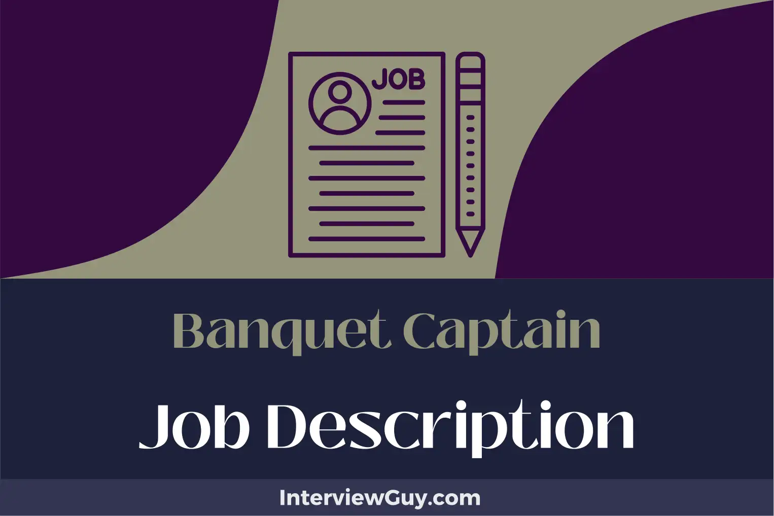 banquet captain job description