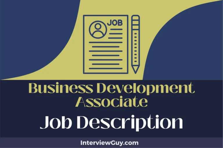 Business Development Associate Job Description [Updated for 2024]