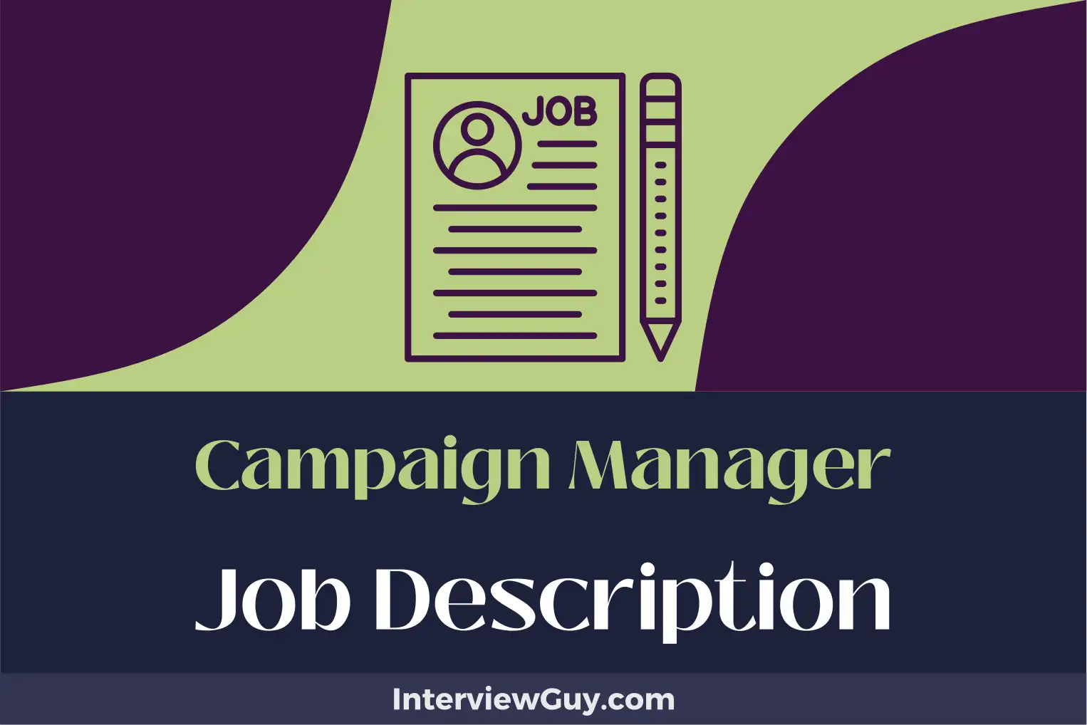 campaign manager job description