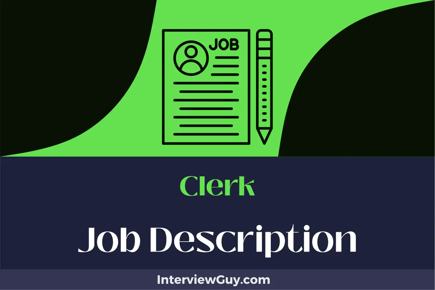 clerk job description