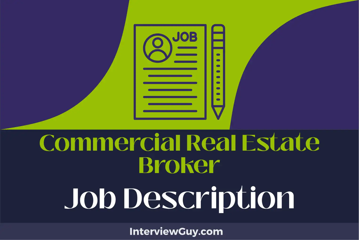 commercial real estate broker job description