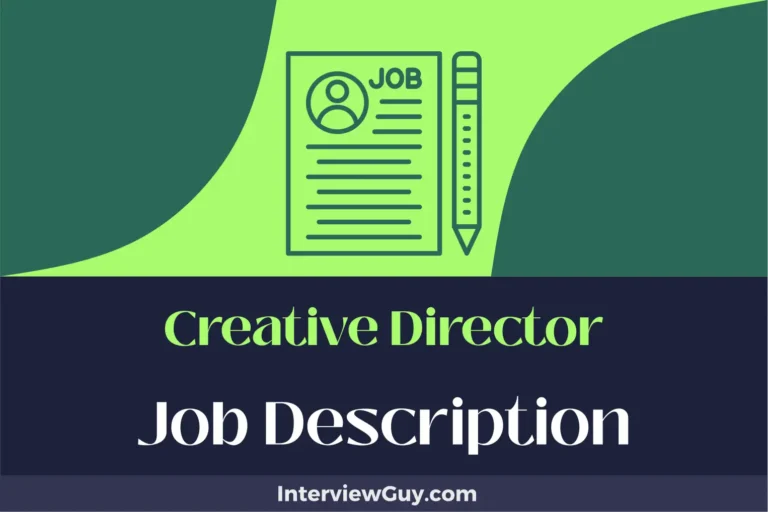 Creative Director Job Description [Updated for 2024]
