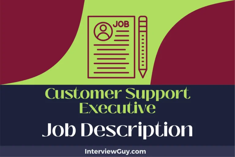 Customer Support Executive Job Description [Updated for 2024]