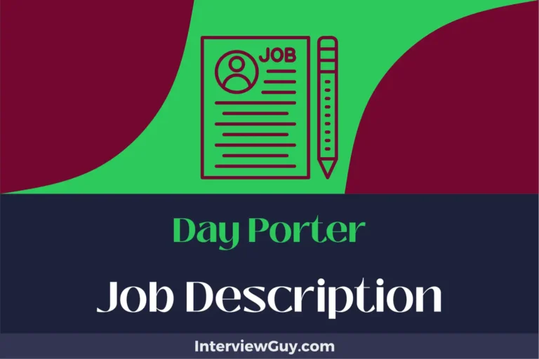 Day Porter Job Description [Updated for 2024]