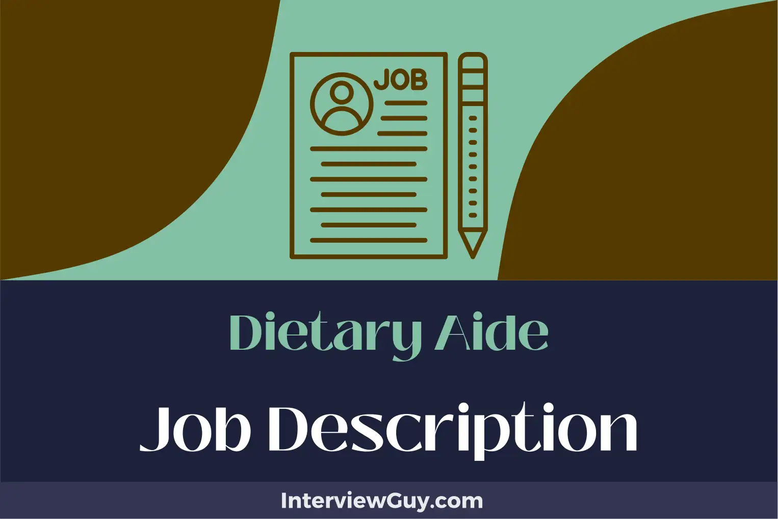 dietary aide job description