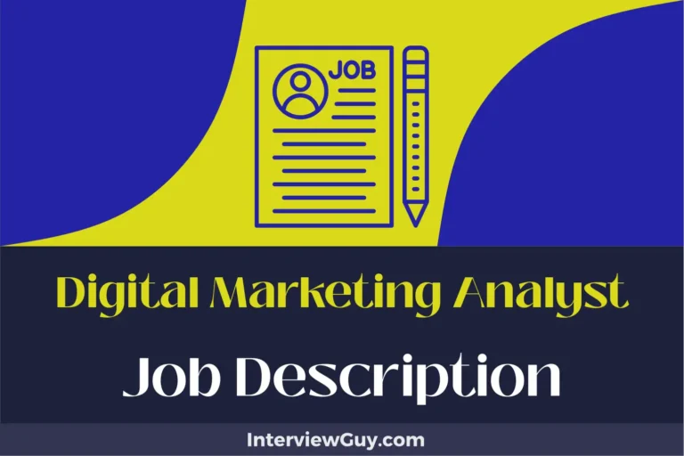 Digital Marketing Analyst Job Description [Updated for 2024]