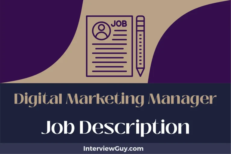 Digital Marketing Manager Job Description [Updated for 2024]